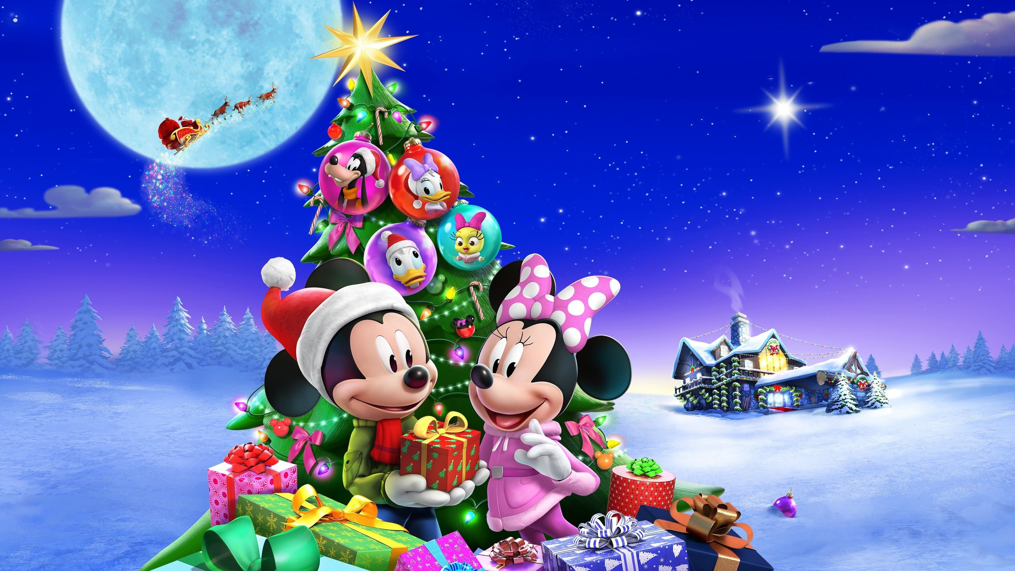 Mickey and Minnie Wish Upon a Christmas Poster