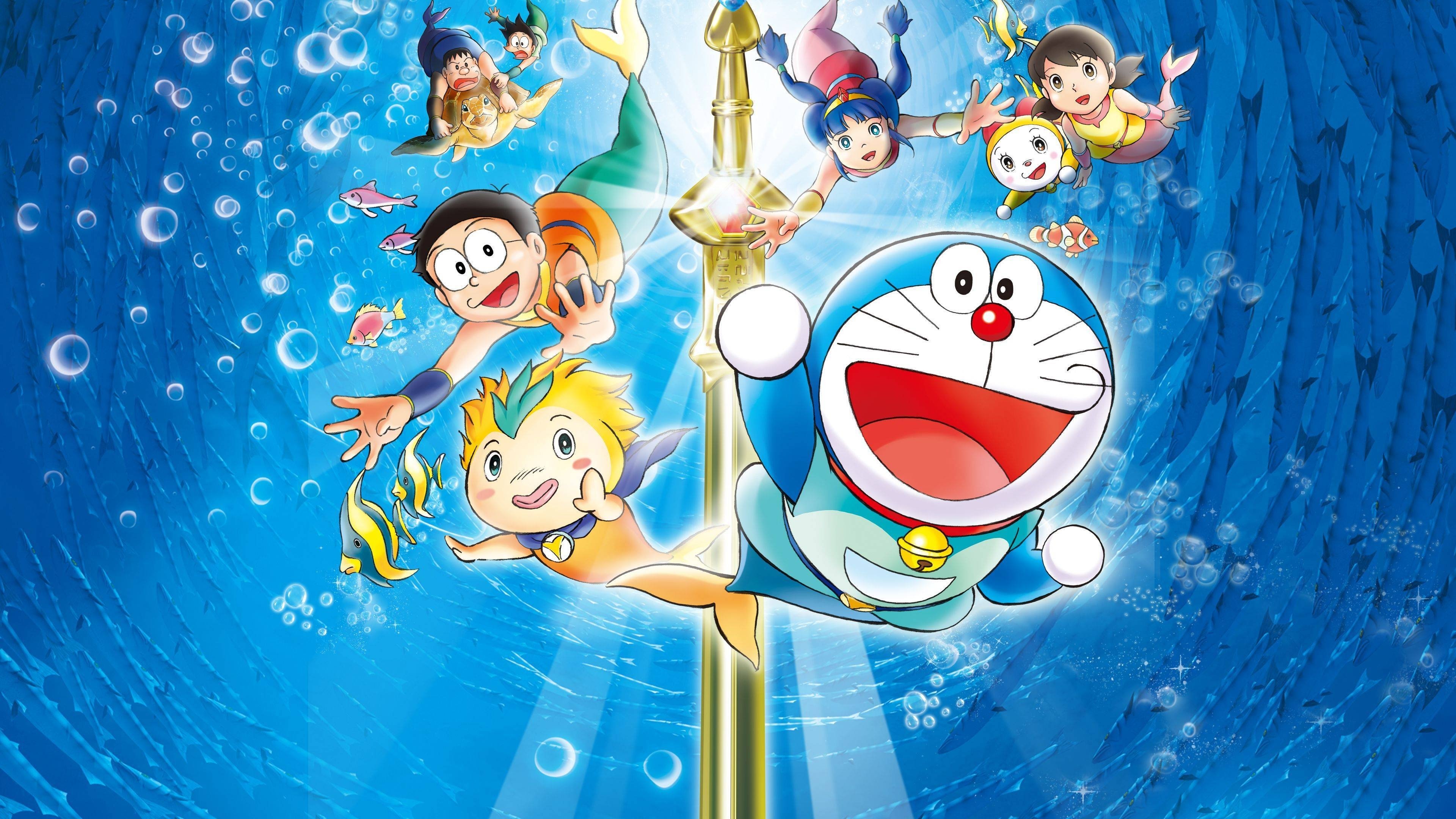 Doraemon The Movie: Nobita's Great Battle of the Mermaid King Poster
