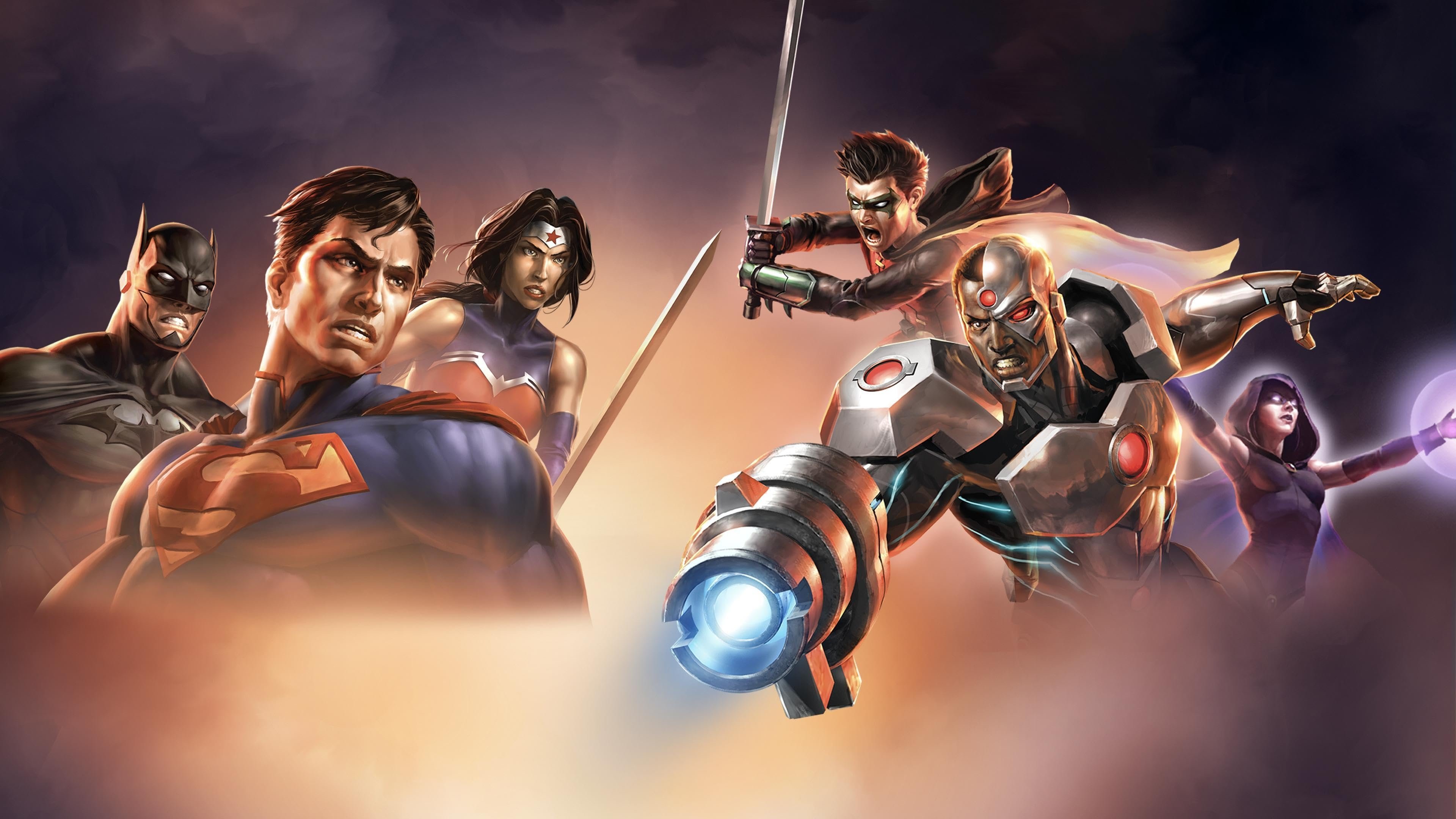 Justice League vs. Teen Titans Poster