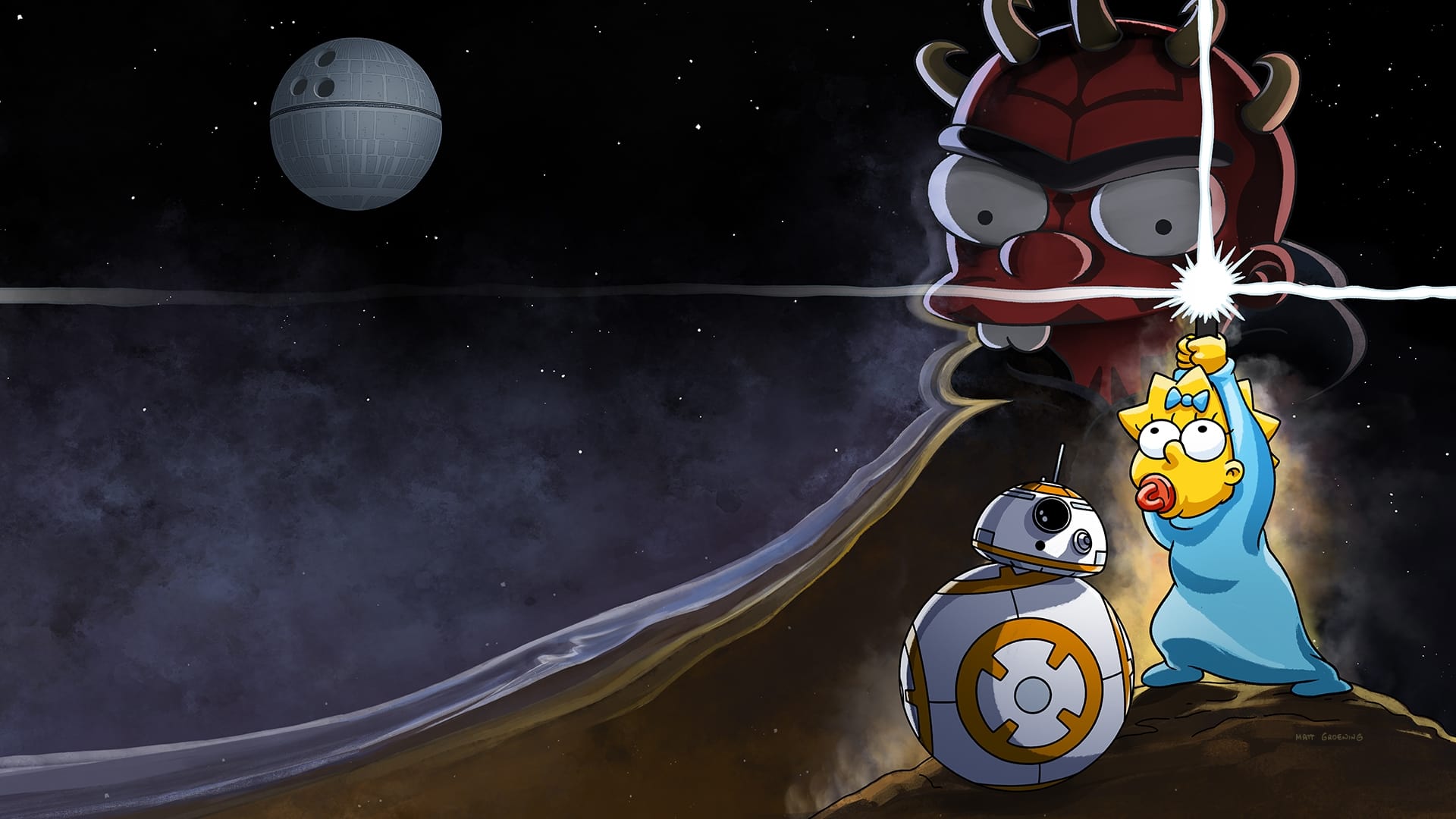 The Force Awakens from Its Nap Poster
