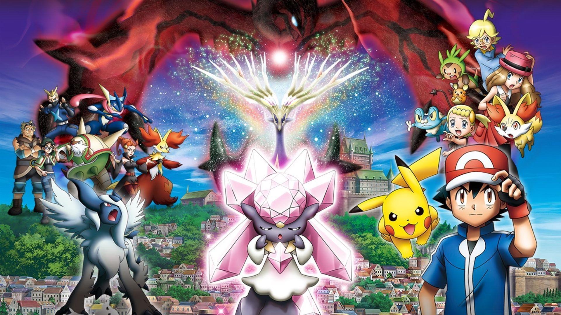 Pokémon the Movie: Diancie and the Cocoon of Destruction Poster