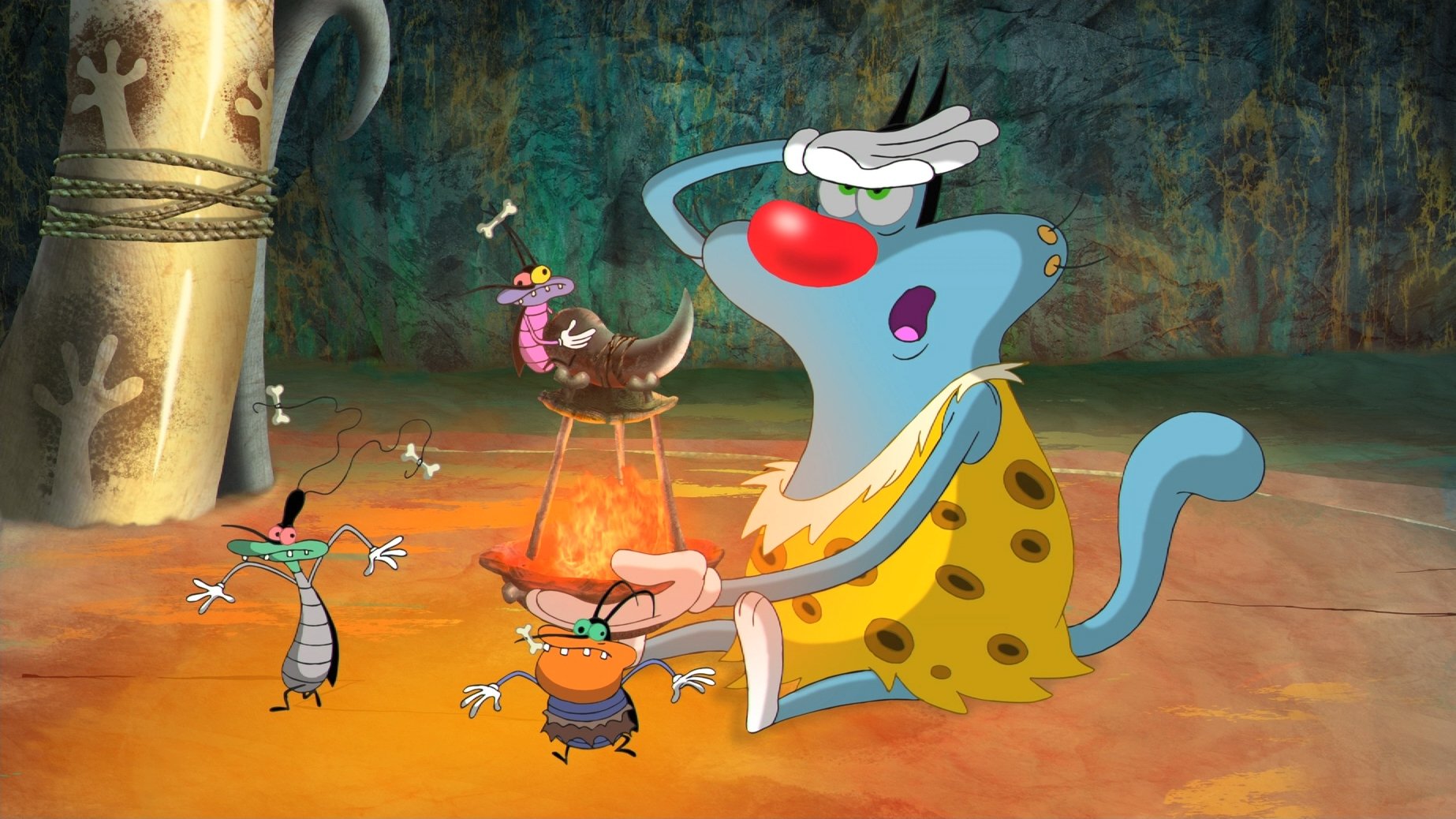 Oggy and the Cockroaches Poster