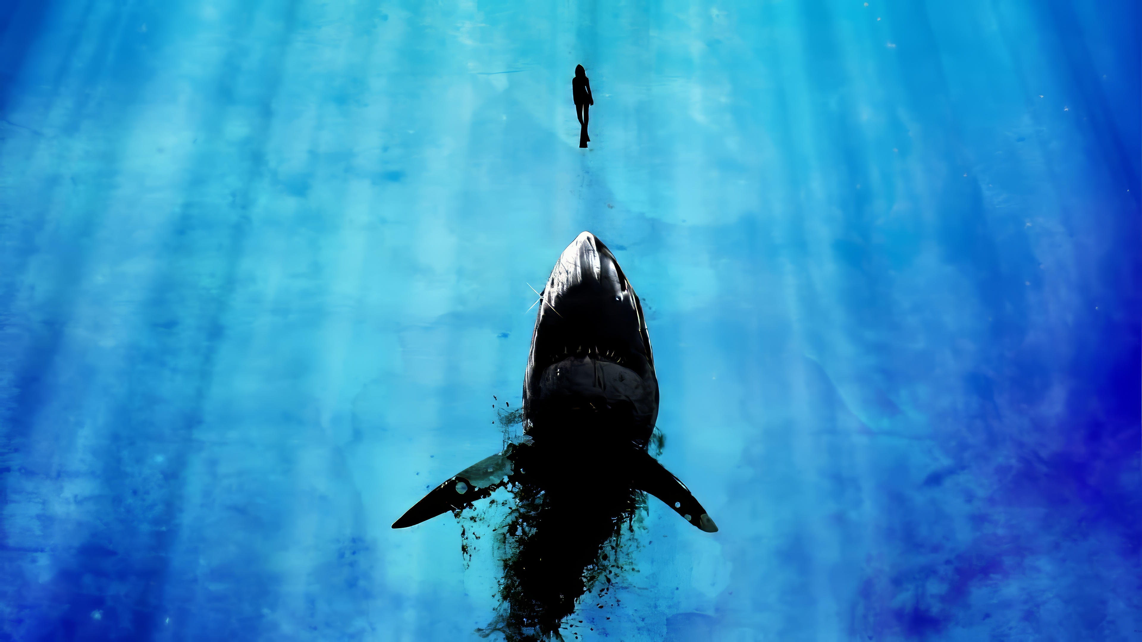 Deep Blue Sea Poster