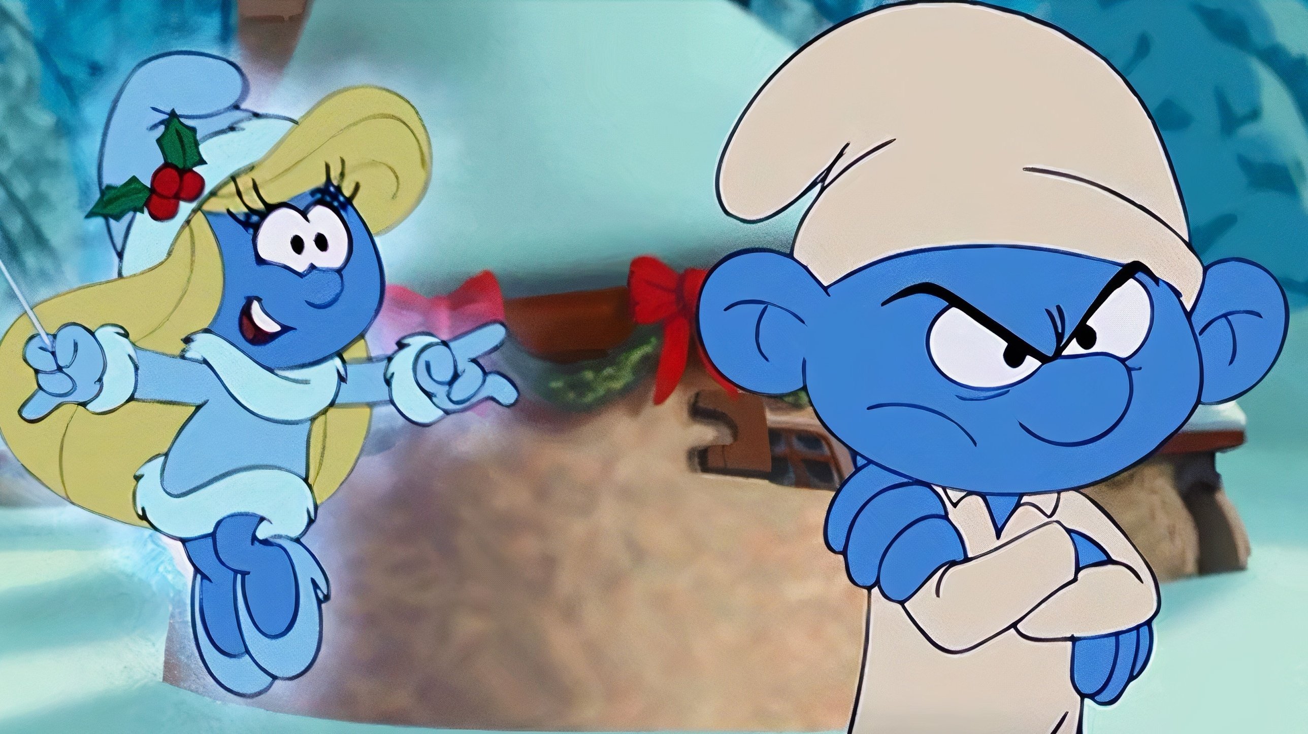 The Smurfs: A Christmas Carol Poster