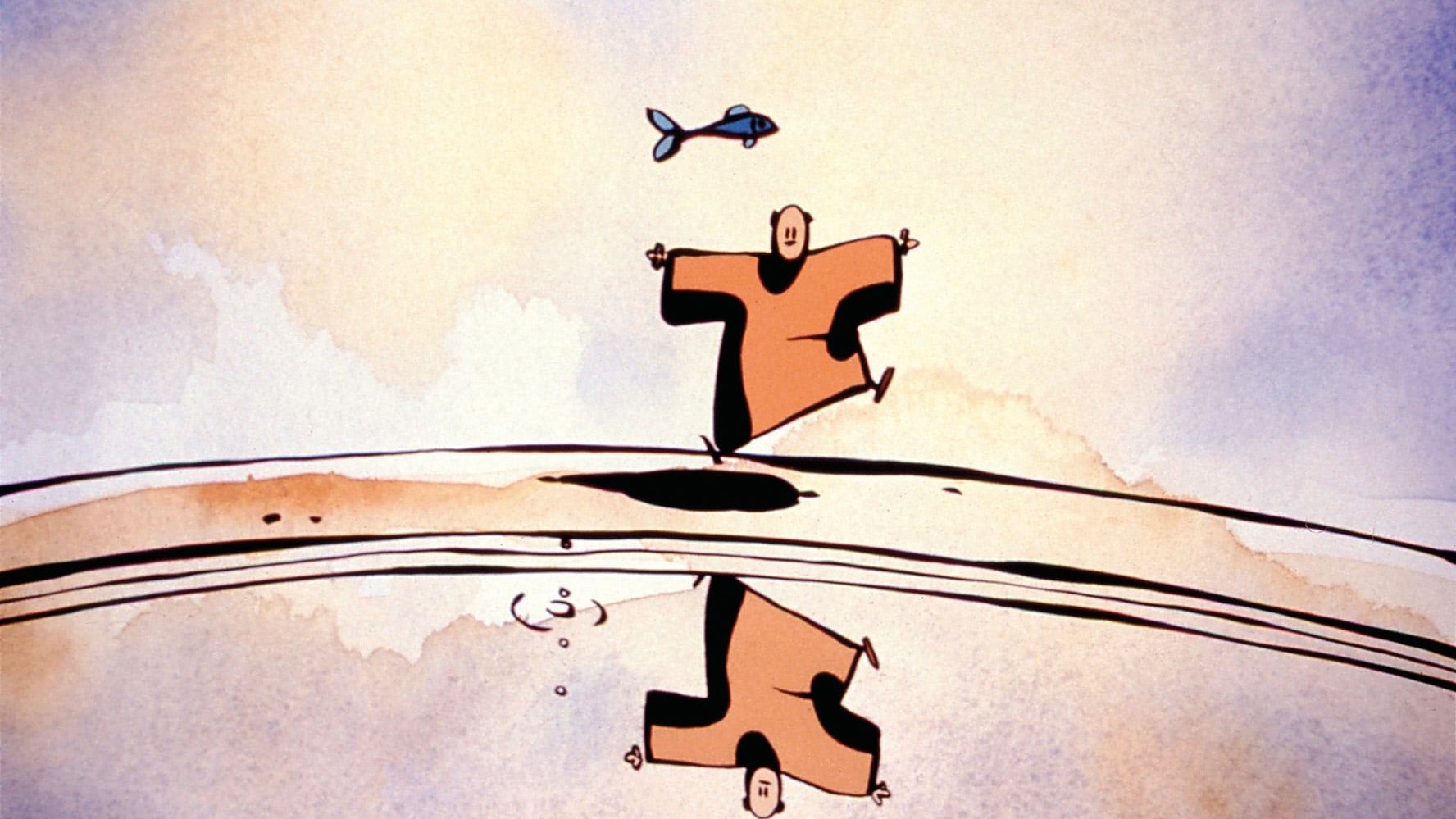 The Monk and the Fish Poster