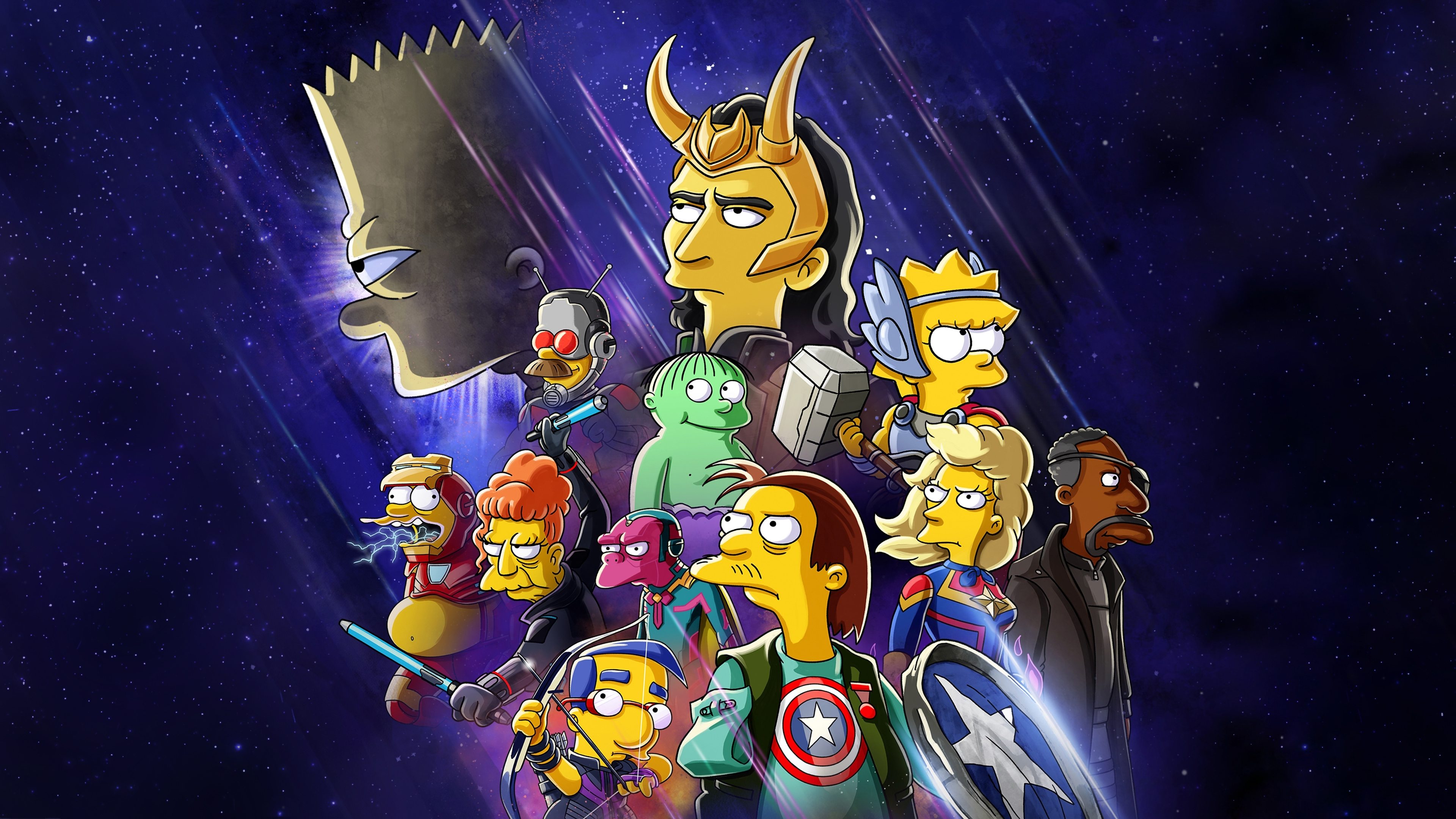 The Good, the Bart, and the Loki Poster
