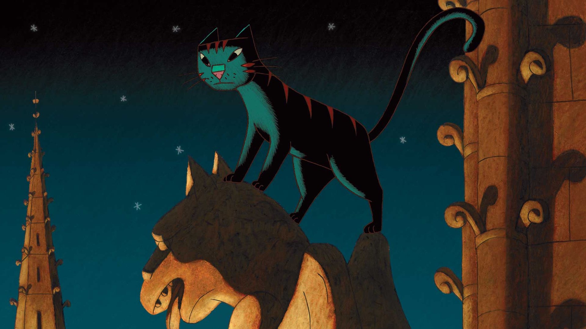 A Cat in Paris Poster