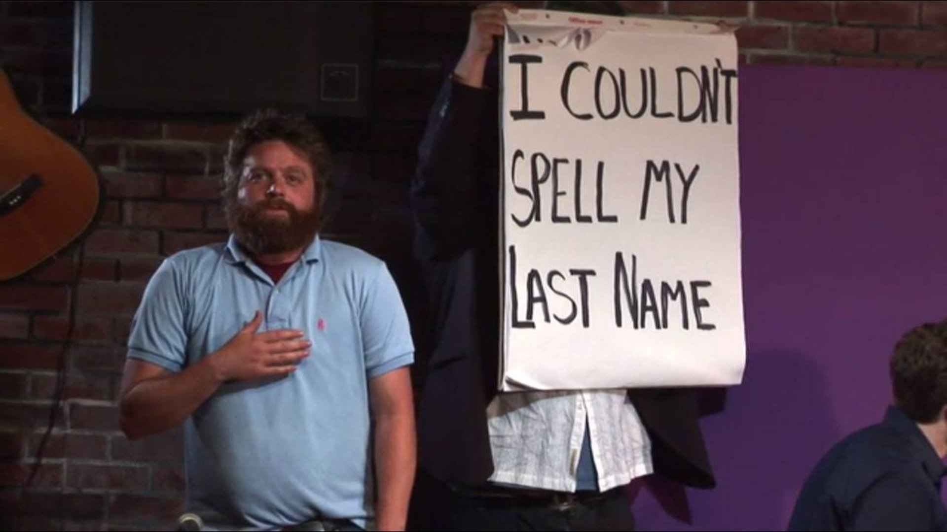 Zach Galifianakis: Live at the Purple Onion Poster