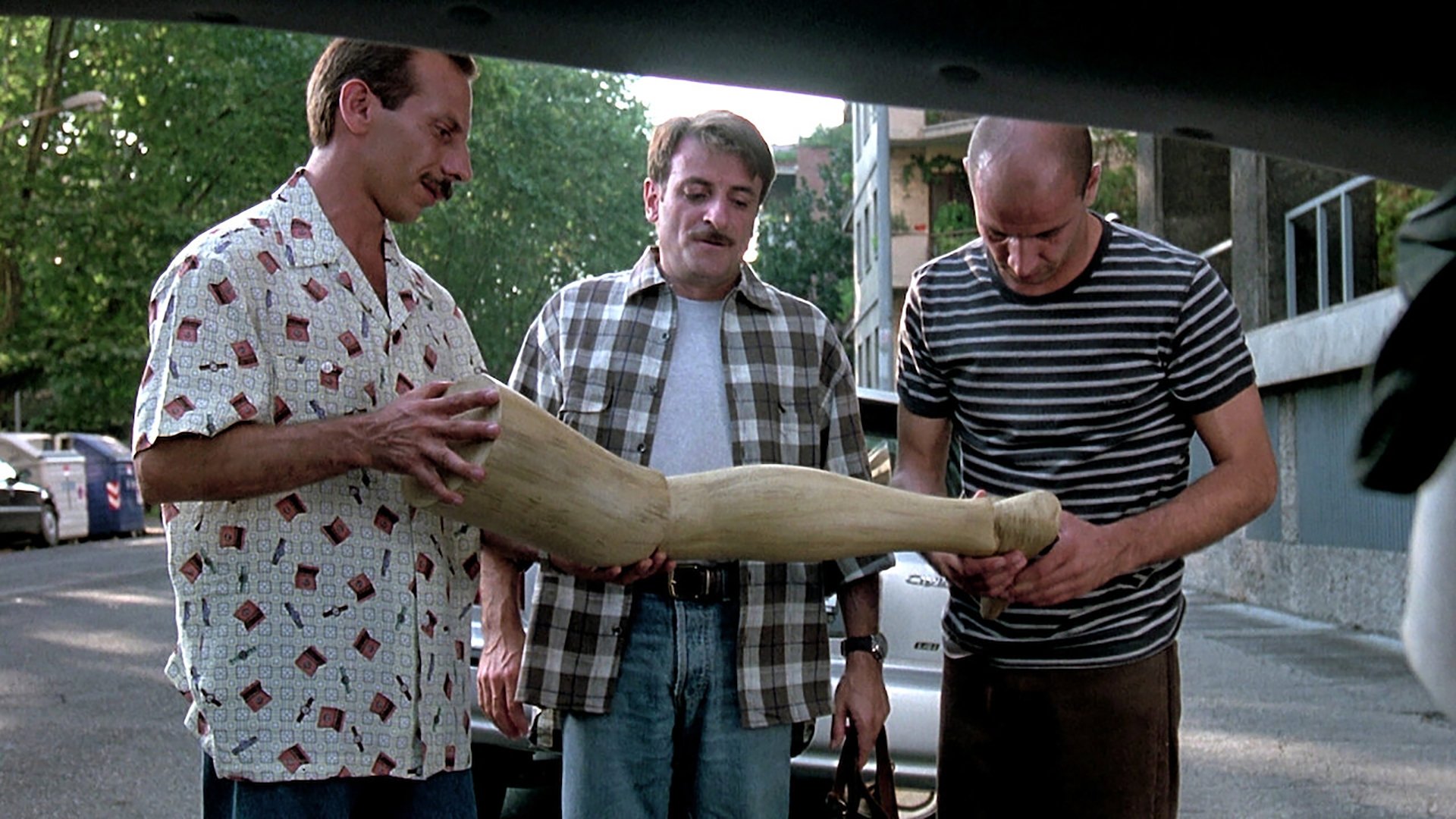 Three Men and a Leg Poster