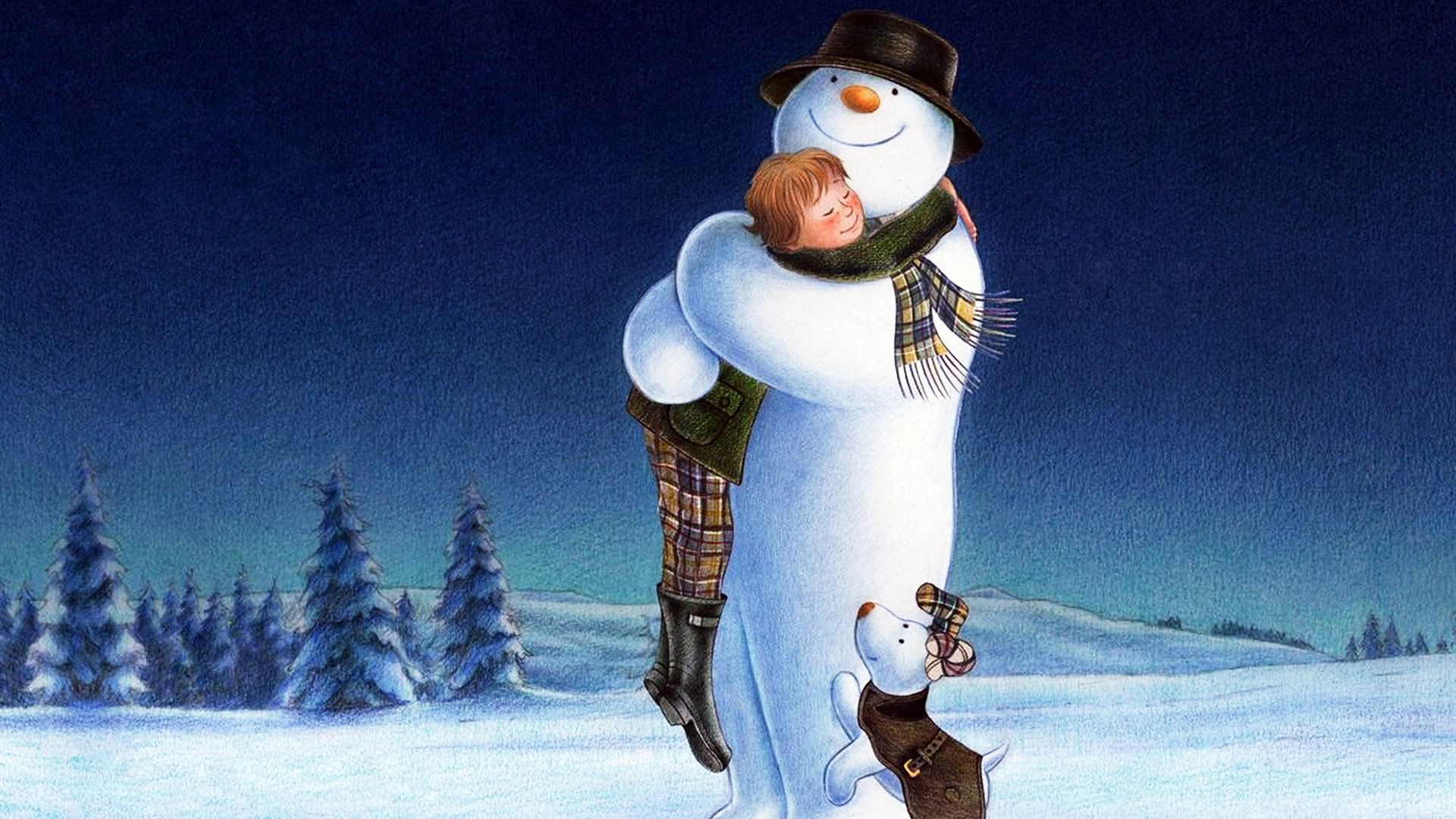 The Snowman and the Snowdog Poster