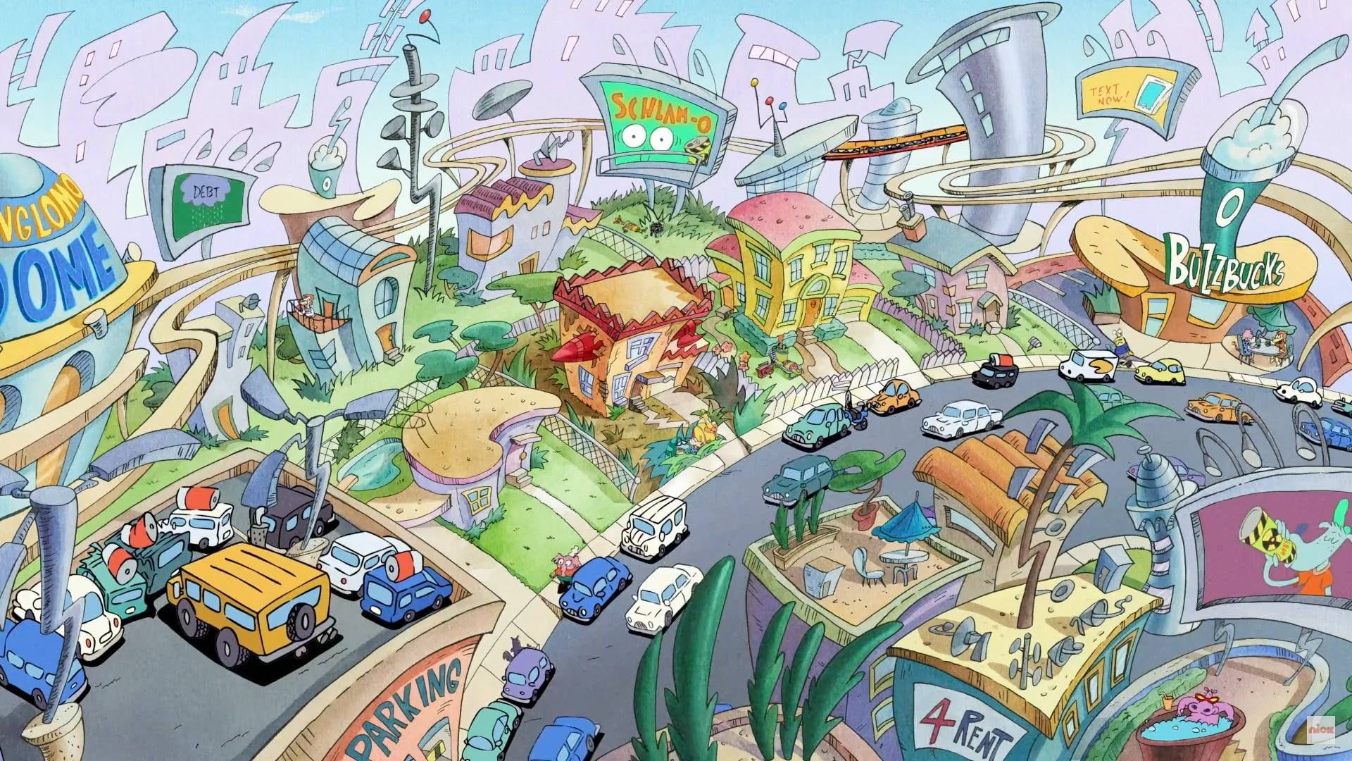 Rocko's Modern Life: Static Cling Poster