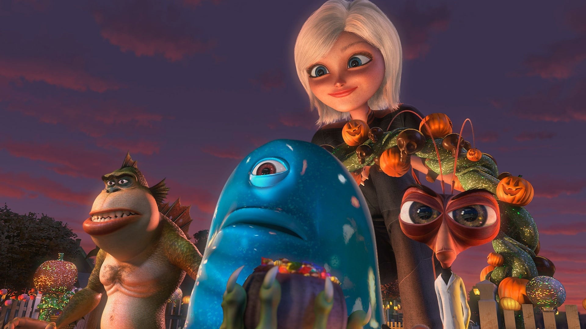 Monsters vs Aliens: Mutant Pumpkins from Outer Space Poster