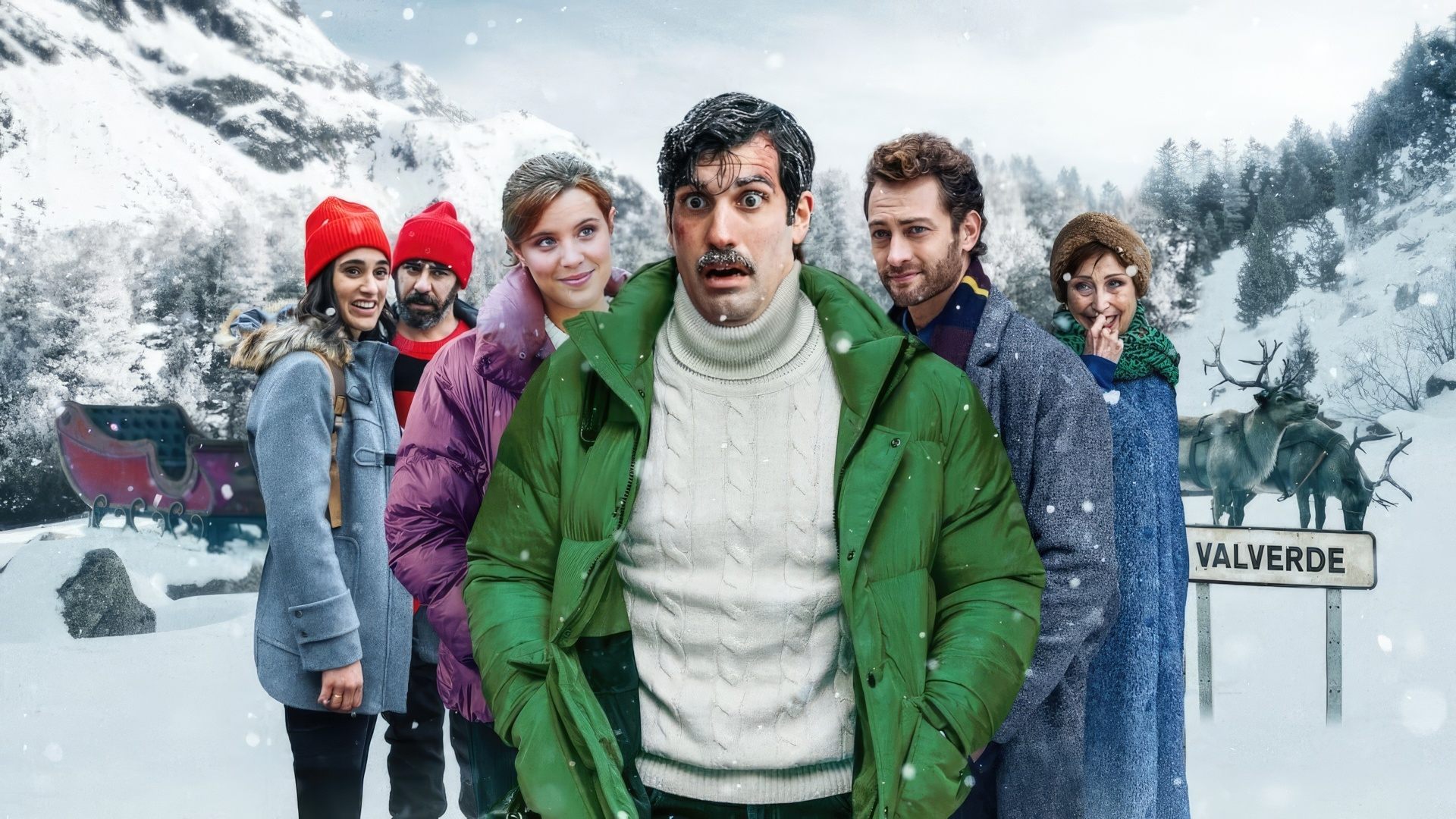 1000 Miles from Christmas Poster