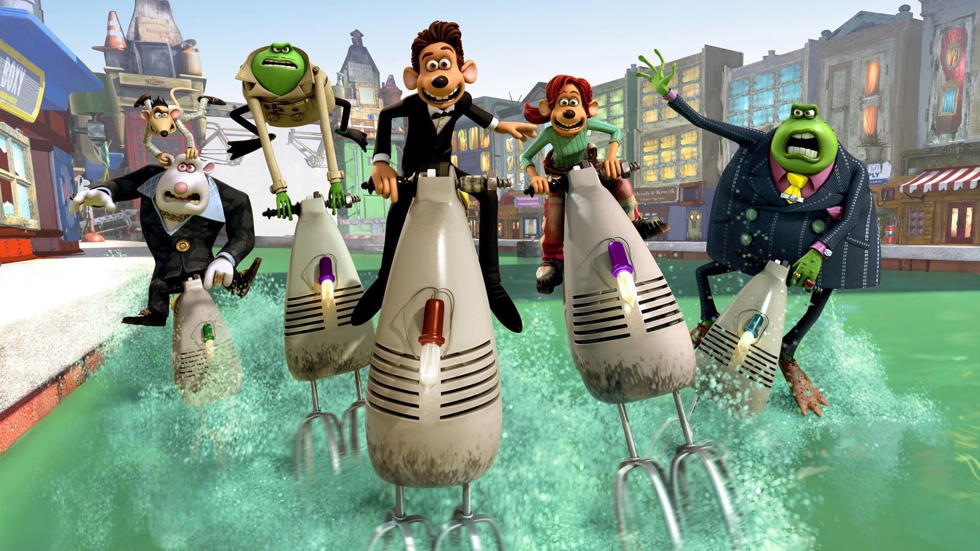 Flushed Away Poster
