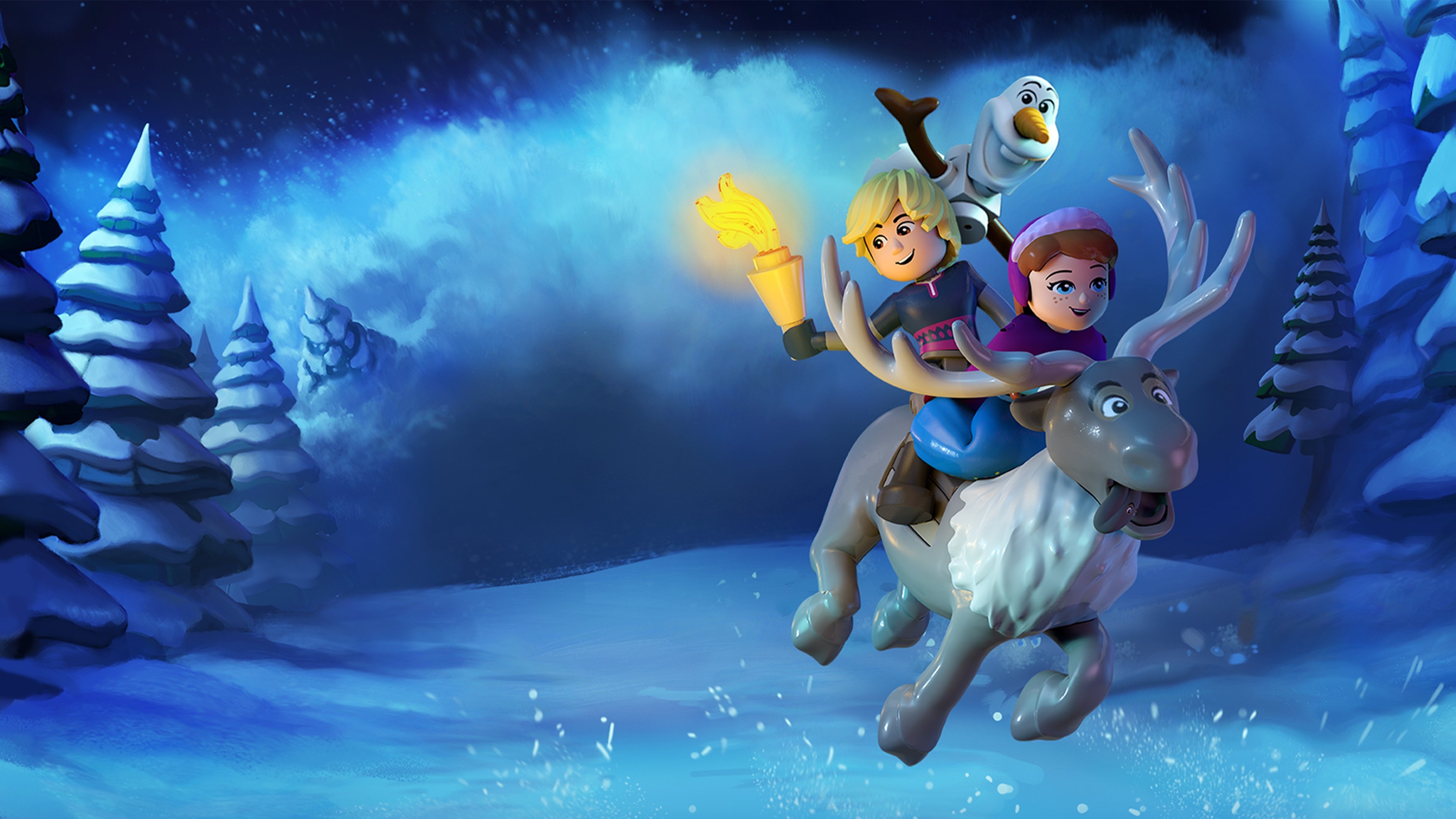 Lego Frozen Northern Lights Poster