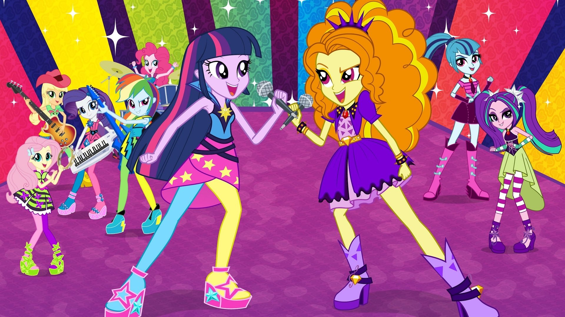 My Little Pony: Equestria Girls - Rainbow Rocks Animated Poster