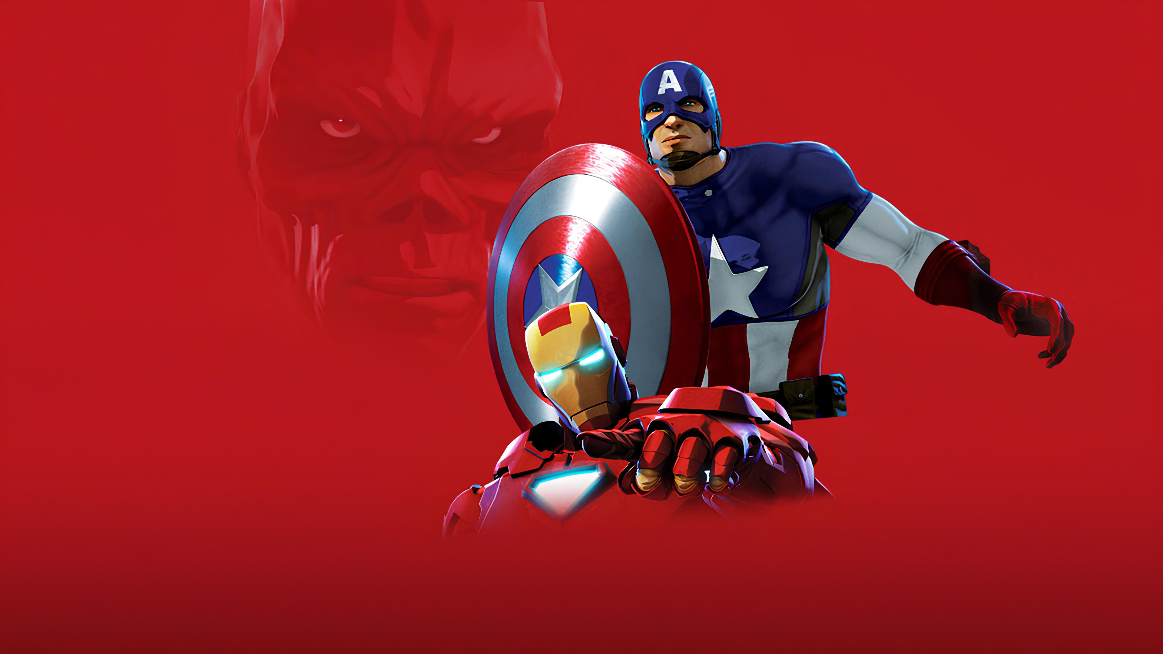 Iron Man and Captain America: Heroes United Poster