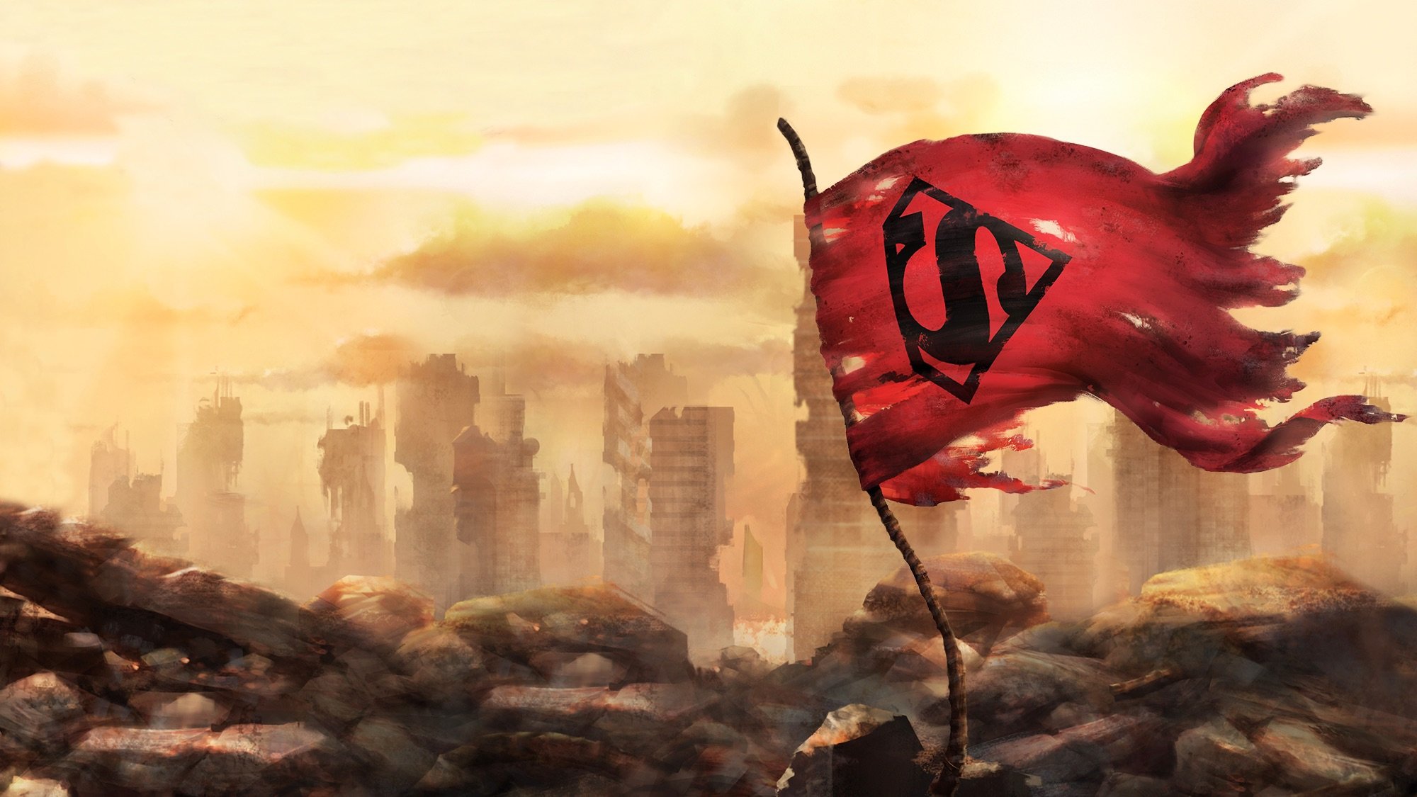 The Death of Superman Poster