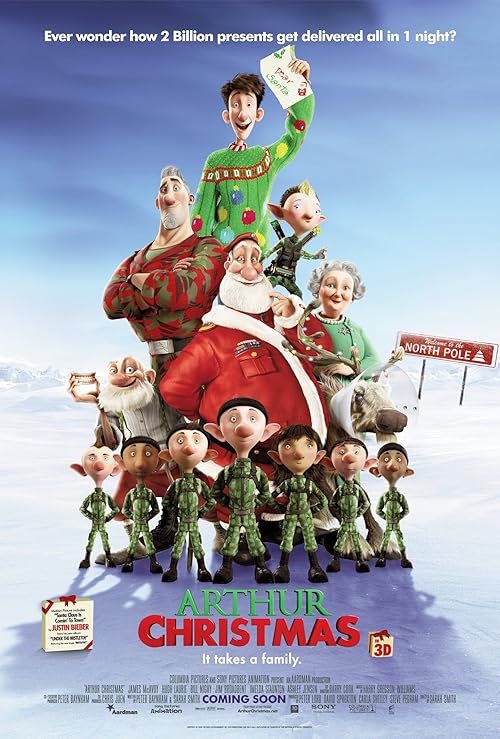 Arthur Christmas movie poster