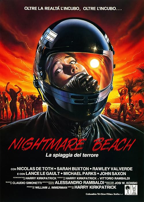 Nightmare Beach movie poster