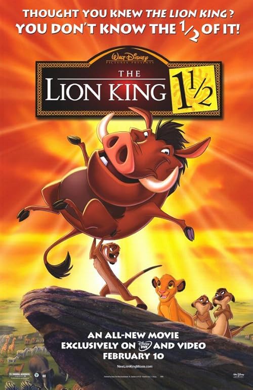 The Lion King 3: Hakuna Matata movie poster