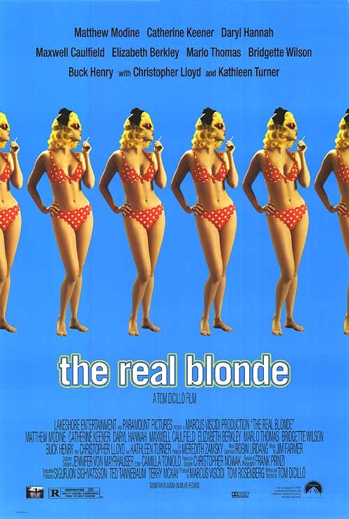 The Real Blonde movie poster