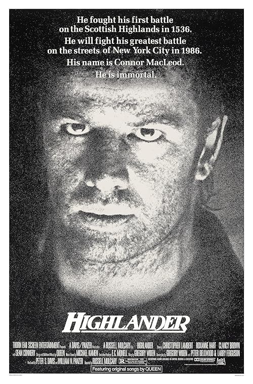 Highlander movie poster