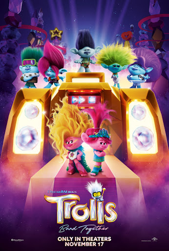 Trolls Band Together movie poster
