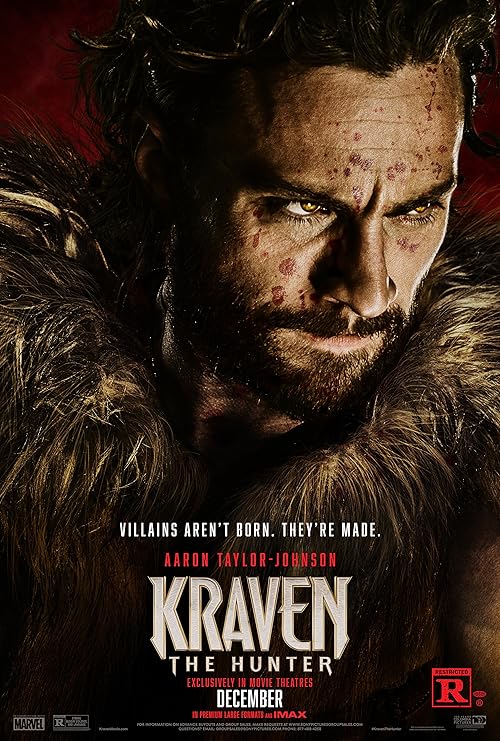 Kraven the Hunter movie poster