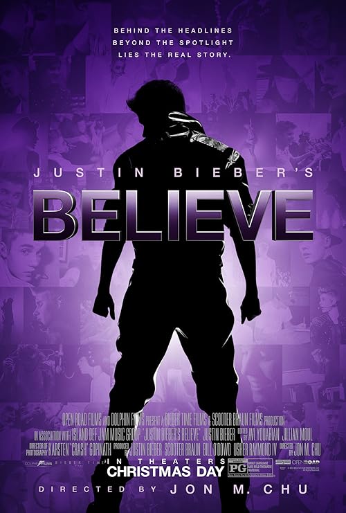 Justin Bieber's Believe movie poster