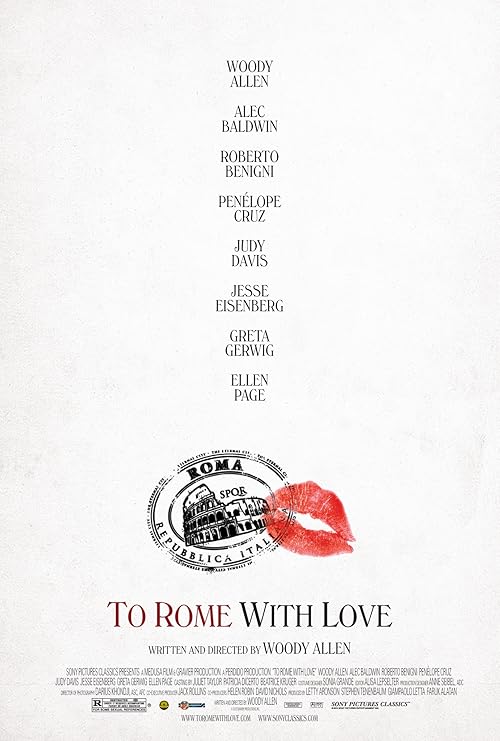 To Rome with Love movie poster