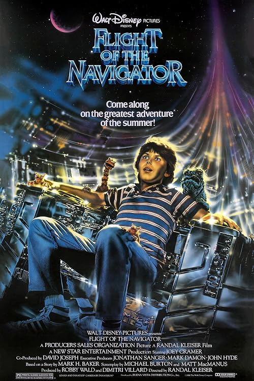 Flight of the Navigator movie poster