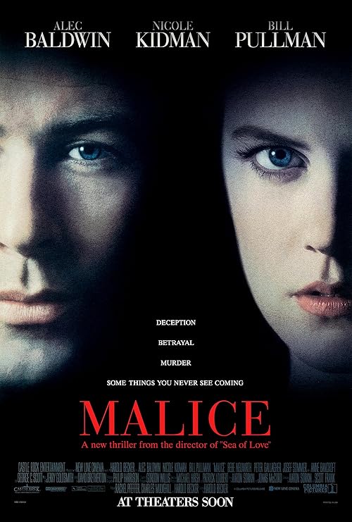 Malice movie poster