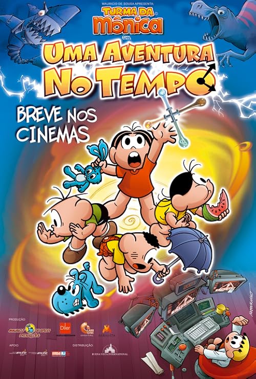 Turma da Mônica em Uma Aventura no Tempo movie poster