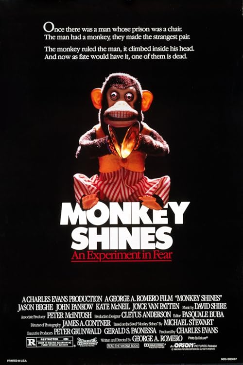 Monkey Shines movie poster