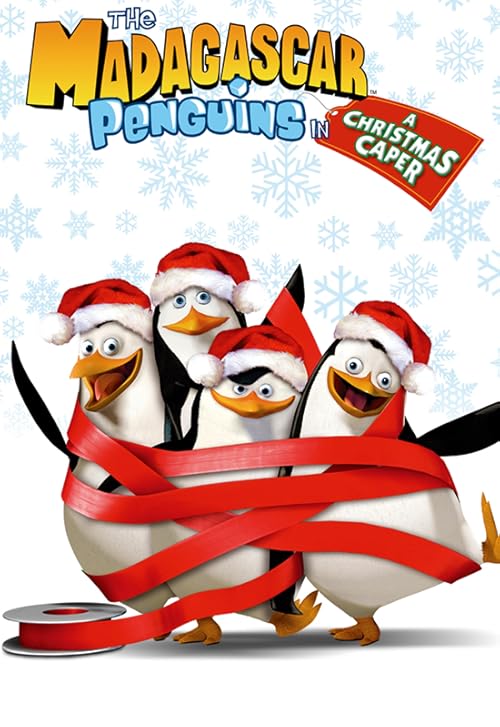 The Madagascar Penguins in a Christmas Caper movie poster