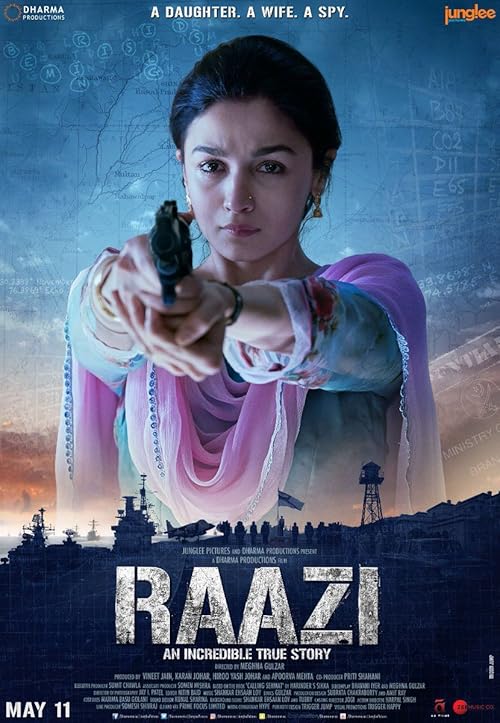 Raazi movie poster
