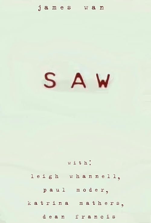 Saw movie poster