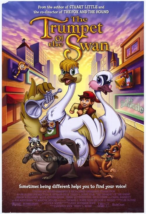 The Trumpet of the Swan movie poster