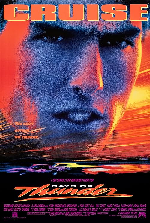 Days of Thunder movie poster