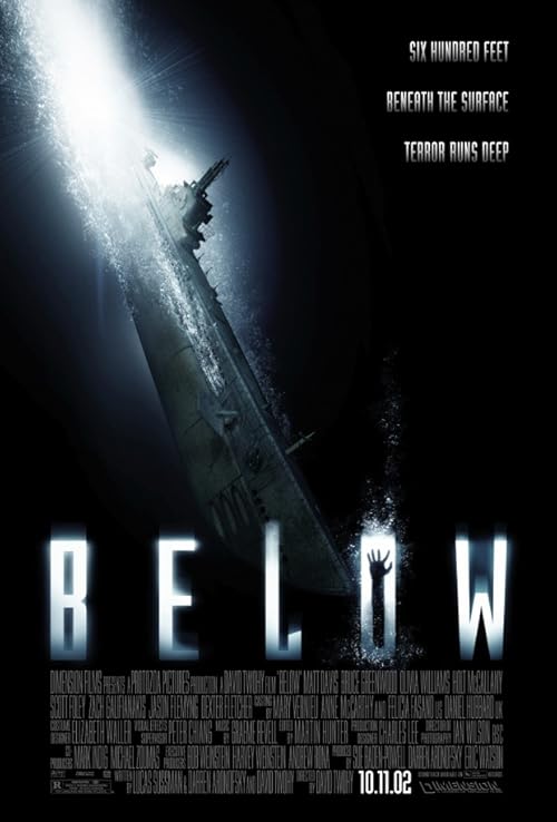 Below movie poster