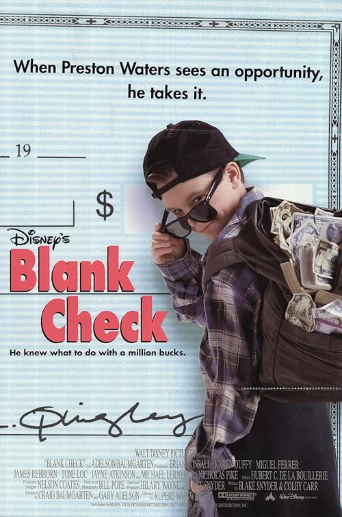 Blank Check movie poster