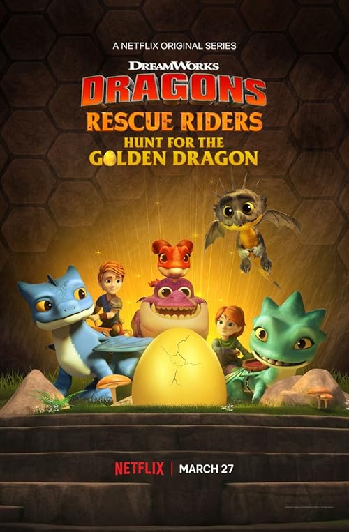 Dragons: Rescue Riders: Hunt for the Golden Dragon movie poster