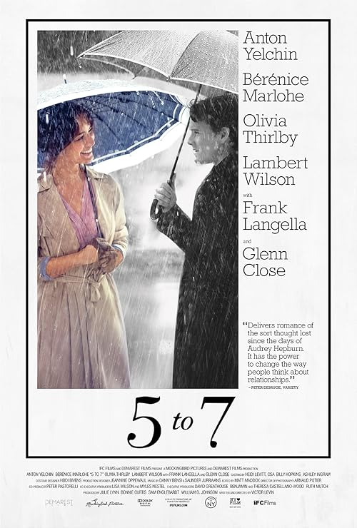 5 to 7 movie poster