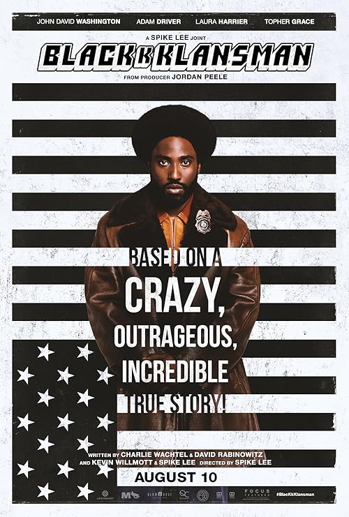 BlacKkKlansman movie poster