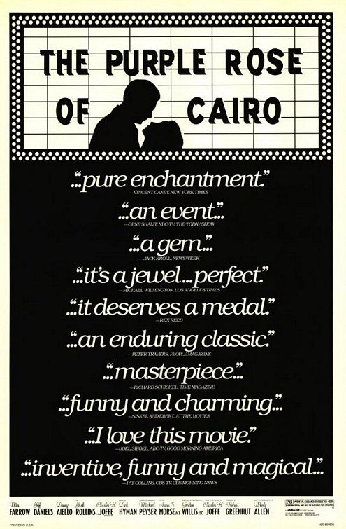 The Purple Rose of Cairo movie poster