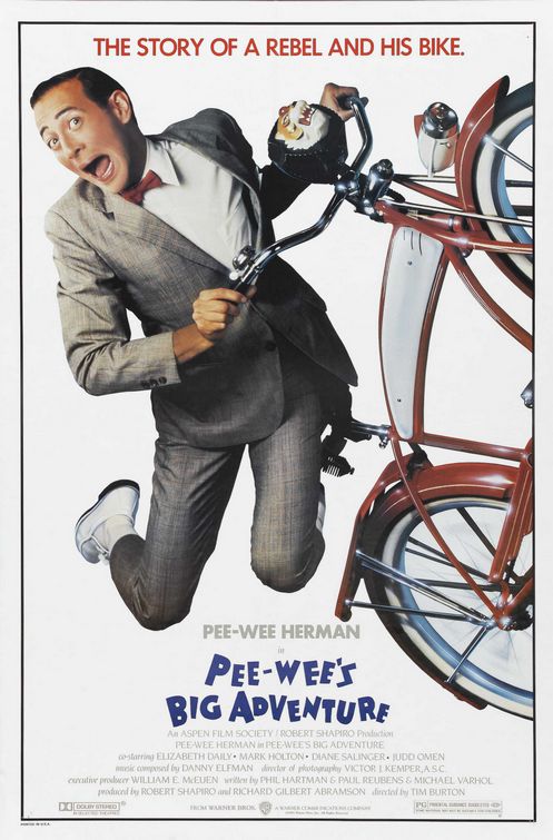 Pee-wee's Big Adventure movie poster