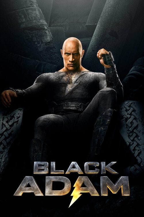 Black Adam movie poster