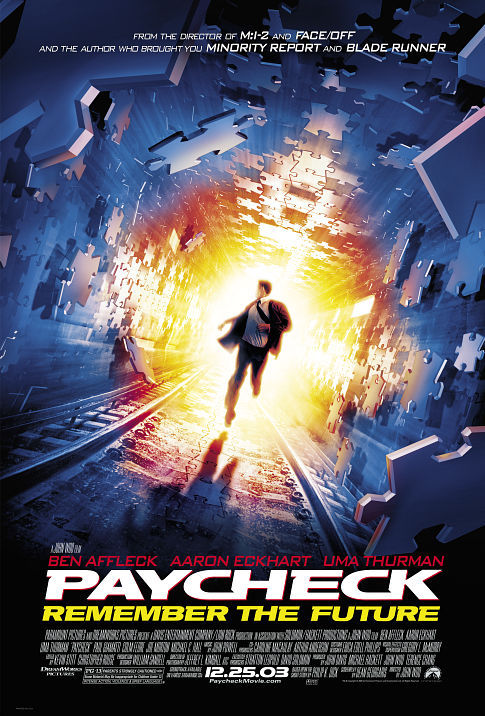 Paycheck movie poster