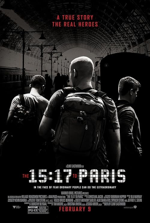 The 15:17 to Paris movie poster